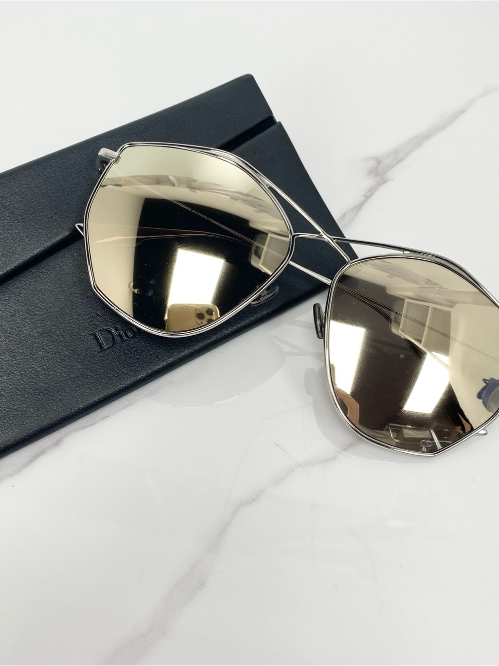Christian Dior Stellaire 4 Silver Sunglasses